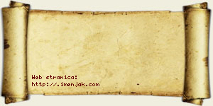 Janoš Radoš vizit kartica